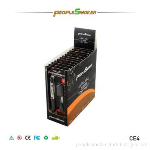 CE4 Tank System Clearomizers with 510 Screw Thread, Compatible Batteries
